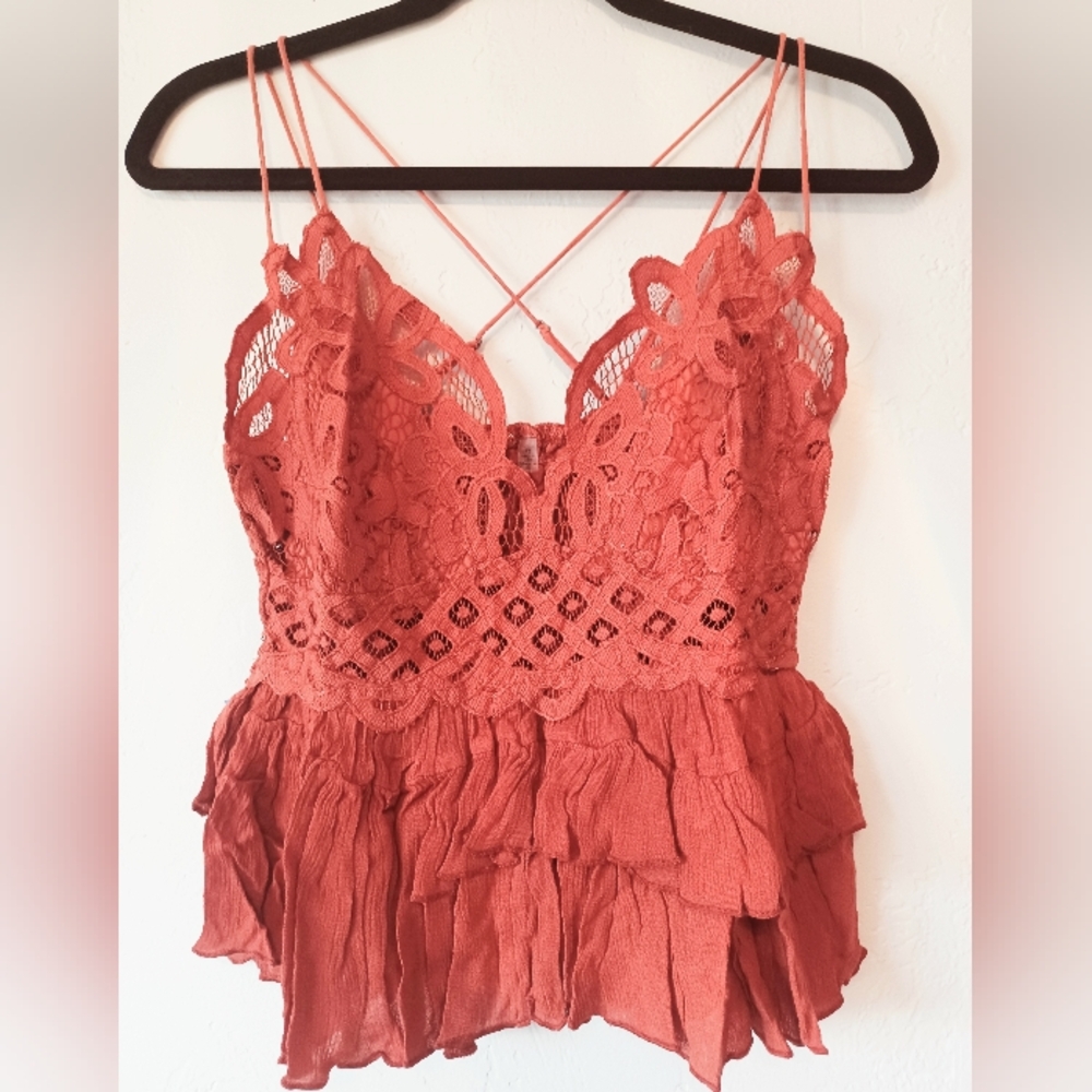 NWT Free People Adella Cami in winding roads